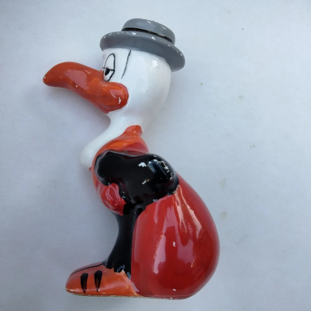 Beaky Buzzard 1978 Looney Tunes Dave Grossman Porcelain Christmas Ornament VTG